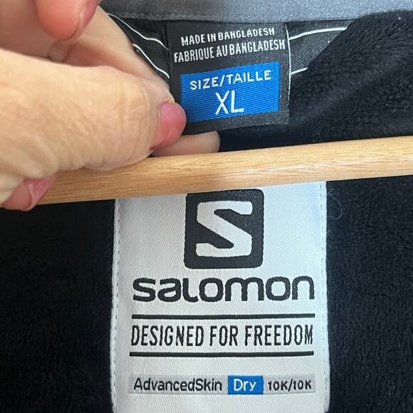 Salomon Fantasy Women’s Waterproof Insulated Ski Snowboard Jacket Black XL - Picture 5 of 11